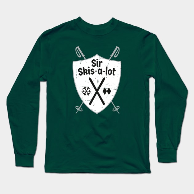 Sir Skis-a-lot Long Sleeve T-Shirt by posay